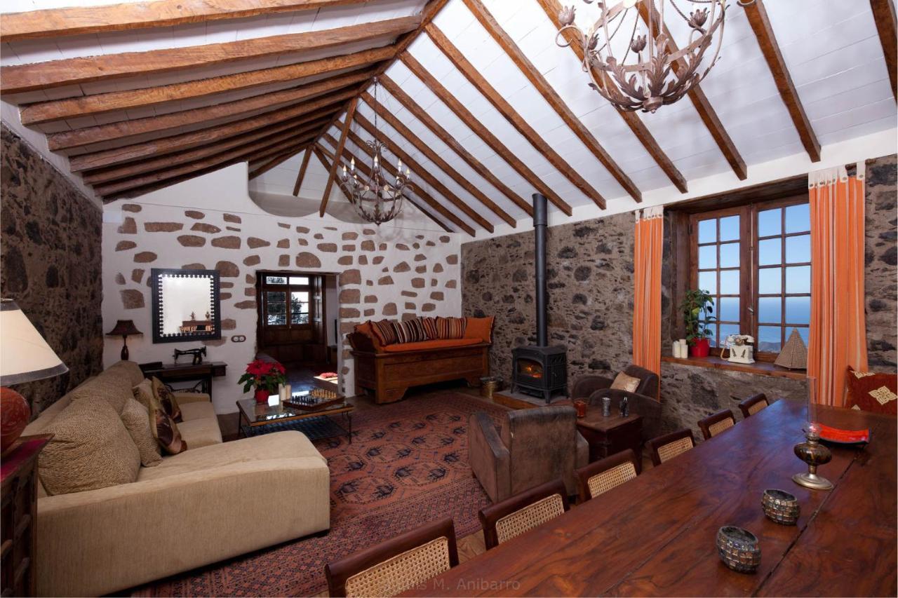Historic Canarian House, Private Heated Infinity Pool, Bbq, Wifi + Panoramic Ocean Views อาโรนา ภายนอก รูปภาพ