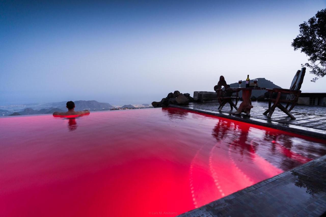 Historic Canarian House, Private Heated Infinity Pool, Bbq, Wifi + Panoramic Ocean Views อาโรนา ภายนอก รูปภาพ
