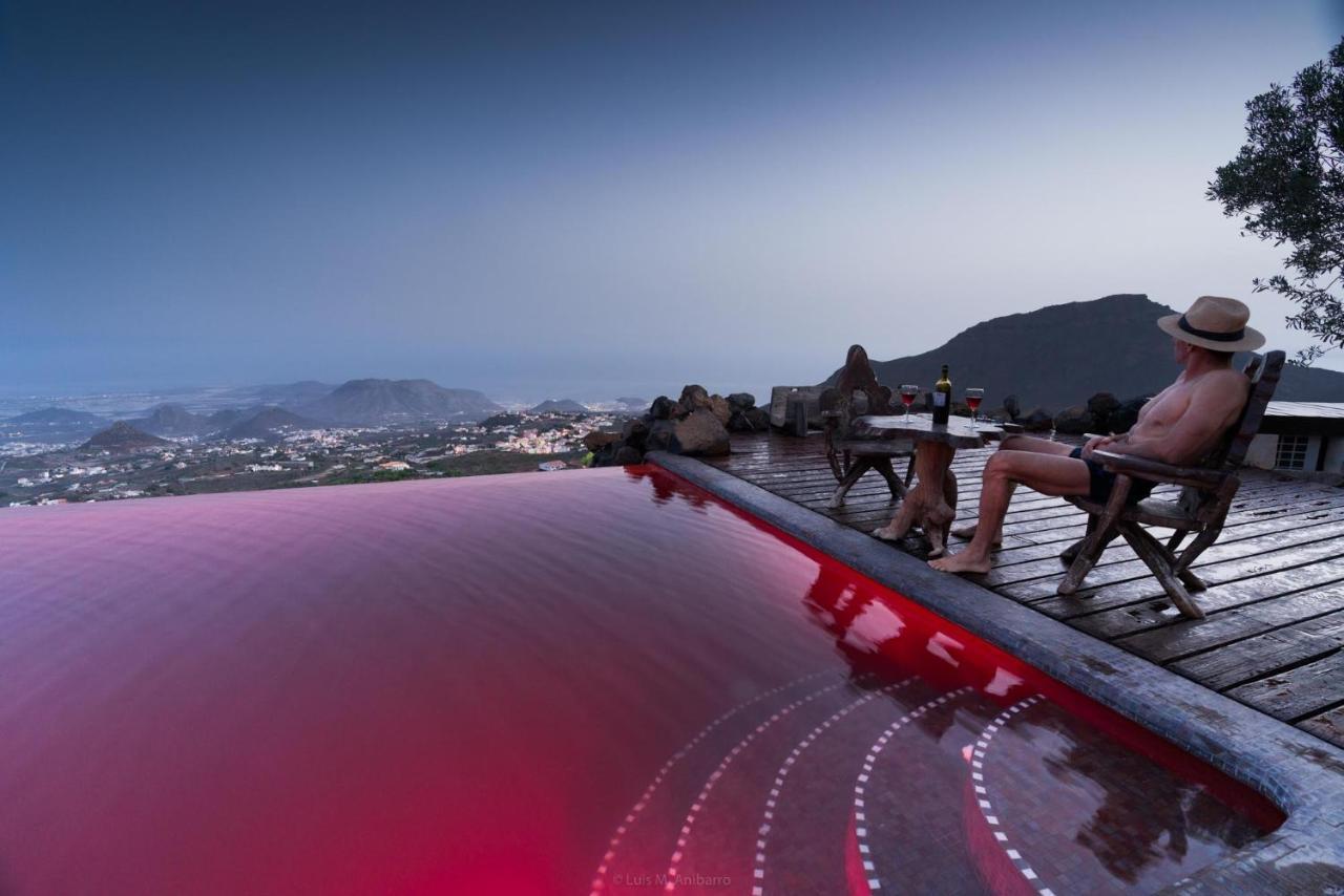 Historic Canarian House, Private Heated Infinity Pool, Bbq, Wifi + Panoramic Ocean Views อาโรนา ภายนอก รูปภาพ