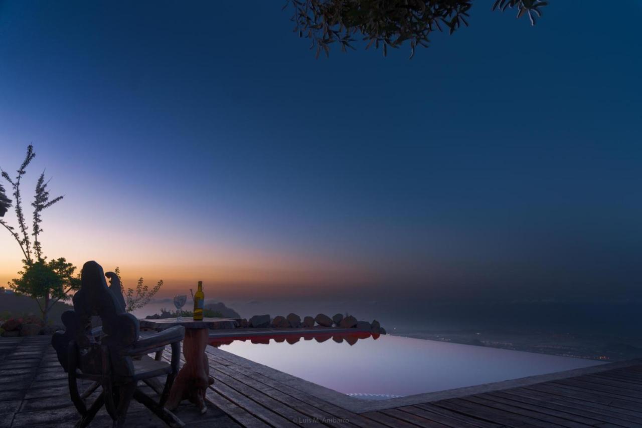 Historic Canarian House, Private Heated Infinity Pool, Bbq, Wifi + Panoramic Ocean Views อาโรนา ภายนอก รูปภาพ